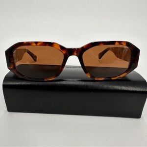 Quince Cora Polarized Acetate Sunglasses Ginger Tortoise Frame Brown Lens Womens